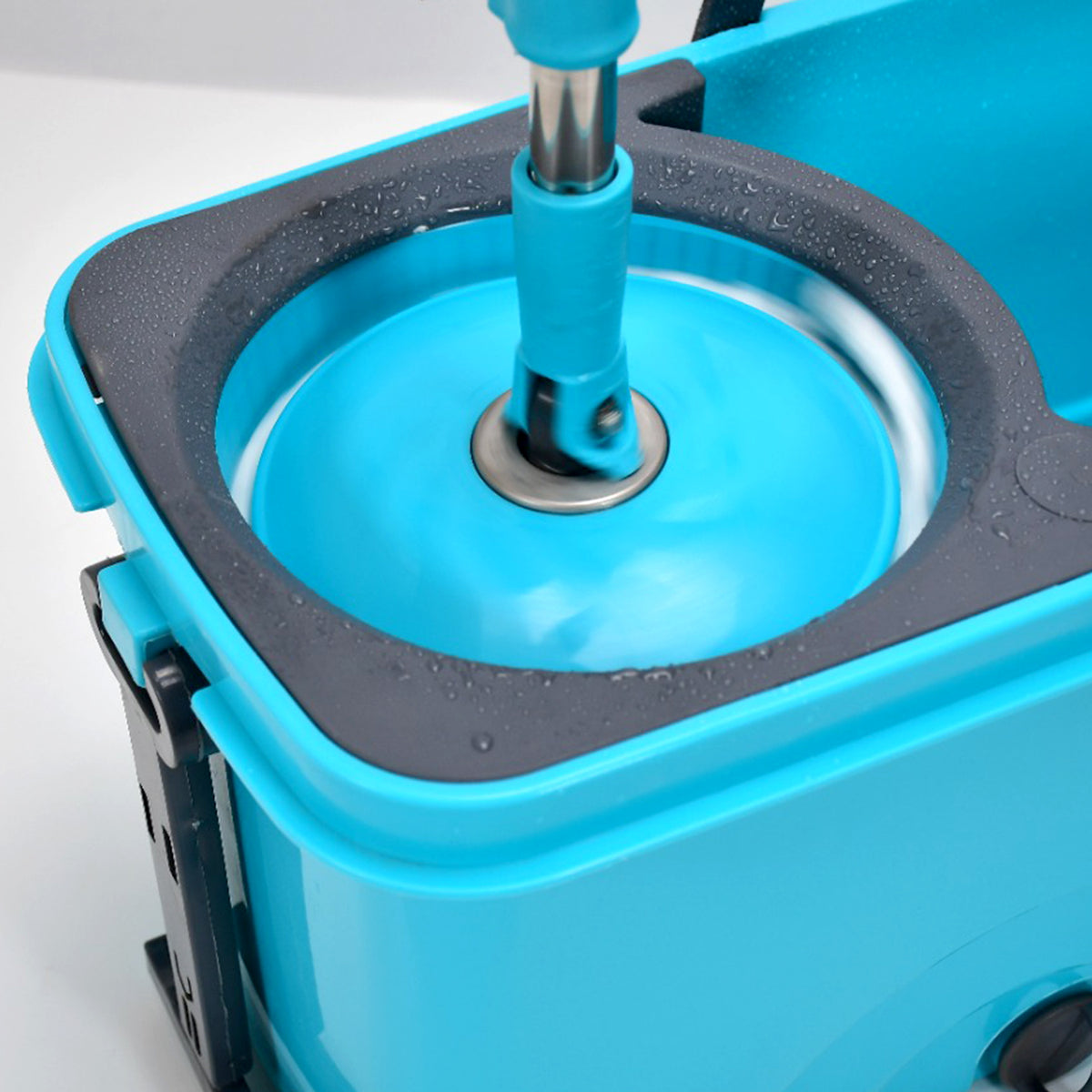 4028 Quick Spin Mop Plastic Spin Bucket Floor Cleaning Easy Wheels  Big Bucket Floor Cleaning Mop With Bucket - Shop Gharse