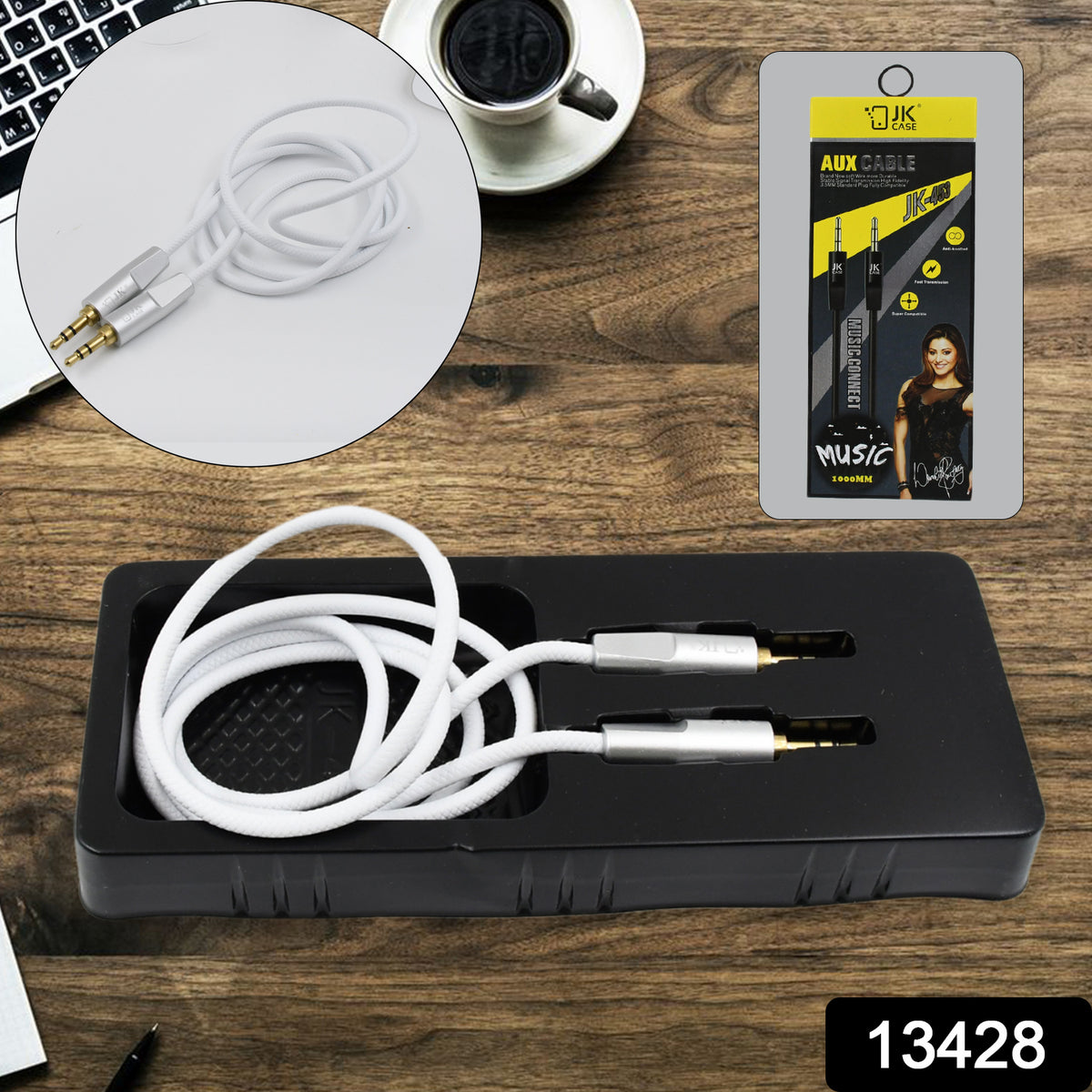 Aux Cable For Mobile And Tablet Home  Car Stereos  More (1 Pc  1000mm) - Shop Gharse