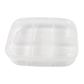 Plastic 5- Compartment Excellent Container Reusable Lunch Box (1 Pc) - Shop Gharse