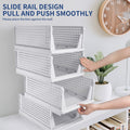 7731 Clothes Organizer 4 Layer Drawer For Wardrobe Cupboard Organizer For Clothes Foldable And Stackable Closet Organizer Drawer Organizer For Clothes Multi Purpose Plastic Drawer - Shop Gharse