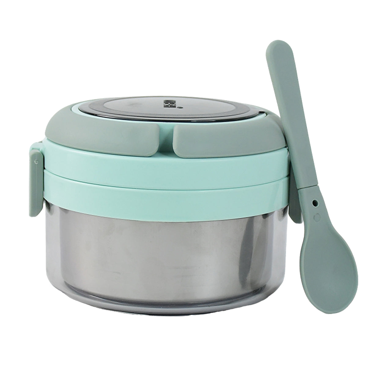 Ganesh Tiara 400ml Stainless Steel Insulated Lunch Box With Leakproof Lid  Folding Spoon - Shop Gharse